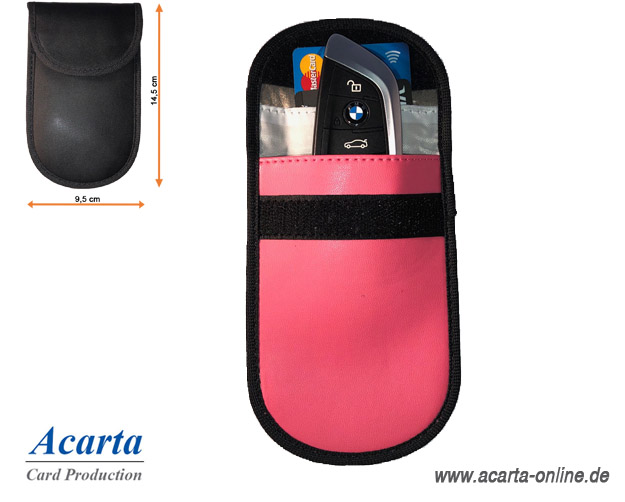 RFID-Blocker Combi Bag groß für Autoschlüssel und Kreditkarten